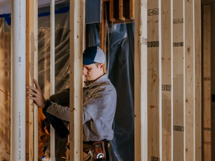 rob doing construction